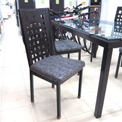 ガラス天板ダイニング5点セット　リユース品　価格　24,750円の画像