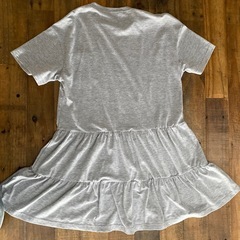 〈SHEIN〉150グレーシンプルワンピースの画像
