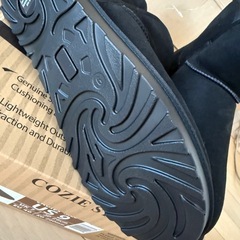 未使用 新品　シープブーツ ブラックの画像