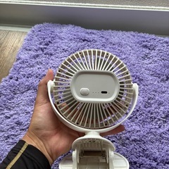 クリップ式ミニ扇風機の画像