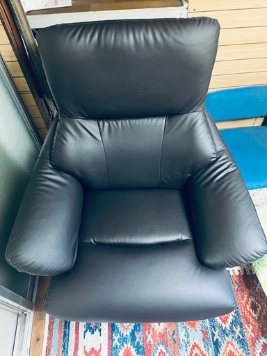 (Nシールド コウテイ3 DBR)1人用ソファ