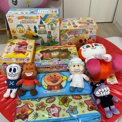 16個　アンパンマン　しまじろう　おもちゃ　ぬいぐるみ　バッグ　まとめ売りの画像
