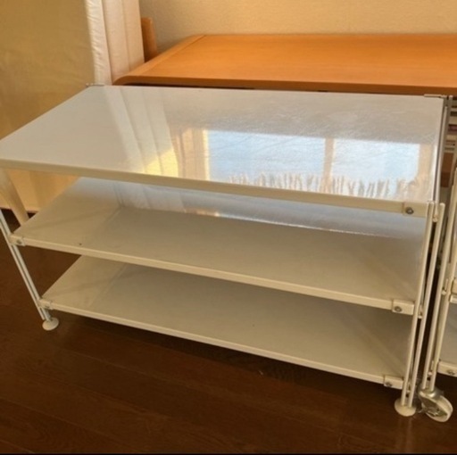 無印良品 MUJI   スチール 棚 シェルフ  セット