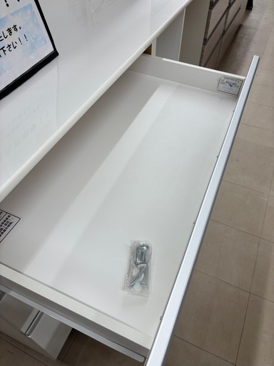 ★1004『食器棚お探しの方～必見』　ニトリ　食器棚　白　リサイクルマート鹿児島宇宿店