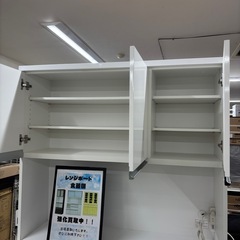 ★1004『食器棚お探しの方～必見』　ニトリ　食器棚　白　リサイクルマート鹿児島宇宿店の画像