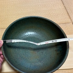 【値下げしました！未使用品　大皿　お華の花器にも】の画像