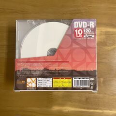 DVD-R120min4.7GB/回・録画用10パックケース付き★引き取り送料0円★未使用分★保管傷ありの画像
