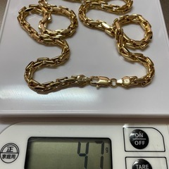 k18刻印 750ITALY刻印　ネックレス ゴールドの画像