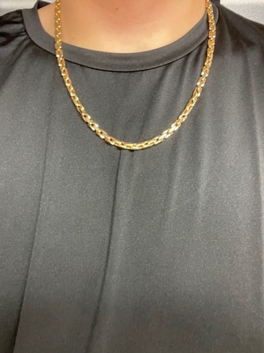 k18刻印 750ITALY刻印　ネックレス ゴールド