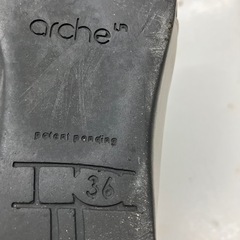 2509-471 arche パンプス ブラック＆グレー サイズ36（22.5〜23cm） 中古の画像
