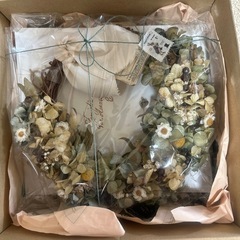 ドライフラワー　リース　お花　インテリアの画像