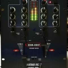 American DJ Audio ◆ 美品 DJ ミキサー SKILZ XDM-2221 2ch ◇ コンパクト アナログ レコード スクラッチ バイナル ヒップホップ ミキシング ◆ の画像
