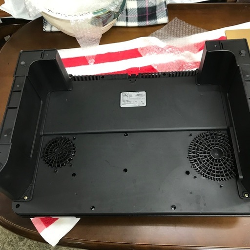 万代店　アイリスオーヤマ 2口IHコンロ　 IHK-W12SP-B