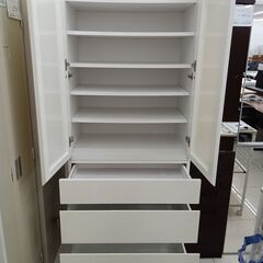 ★リユースのサカイ日立店★HJ7857  収納棚 ホワイト H202×D52×W80 クリーニング済み の画像