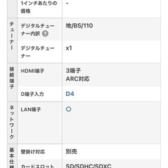 【無料引き取り限定】受け渡しお話中 テレビ本体PanasonicVIERA42型　TH -P42S2の画像