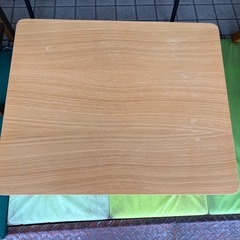 無印良品　オーク材ラウンジテーブルの画像