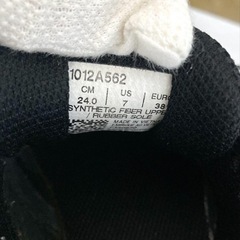 asics アシックス EVERYDAY COMFORT GEL 黒系24㎝の画像