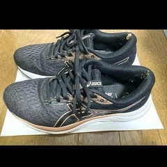 asics アシックス EVERYDAY COMFORT GEL 黒系24㎝の画像