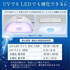レジン液 UV LED 大容量 125g 透明 中粘度+低粘度　クリア オープナー付きの画像