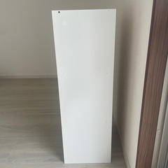 カラーボックス2個　白　ホワイトの画像