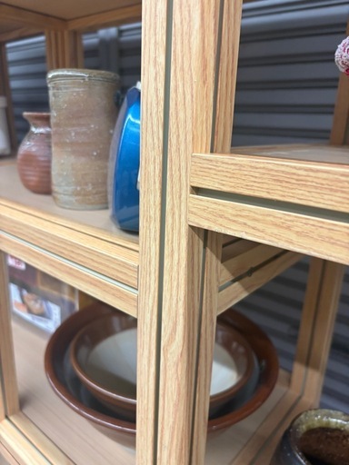 飾り棚 アルミ枠 板天板 幅100cm