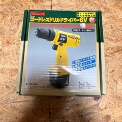 中古品コードレス　ドリルドライバー6V