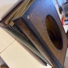 アンティークなティッシュボックスケースの画像