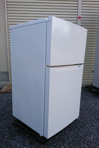 早い者勝ち！美品 YAMADA ヤマダセレクト REFAGE 2024年製 ノンフロン冷凍冷蔵庫 YRZ-C09LW 2ドア 87L コンパクト 一人暮らし ホワイト