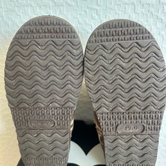 ムートンブーツ　キリン柄　ジュラフ　19cm　の画像