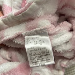 80㎝　ロンパース　ふわふわ　ウサ耳の画像