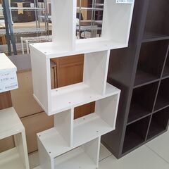 ★リユースのサカイ日立店★HJ7860  飾り棚 ホワイト H142.5×D26.5×W59 クリーニング済み の画像