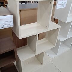 ★リユースのサカイ日立店★HJ7861  飾り棚 オフホワイト H105×D25×W60 クリーニング済み の画像