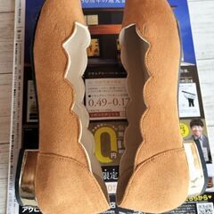 レディスベロア調パンプスの画像