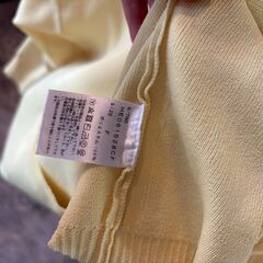 ヘザー　イエローカーディガンの画像