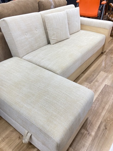 【トレファク高槻店】取りに来られる方限定！引き出し・収納付きカウチソファーベットのご紹介です！