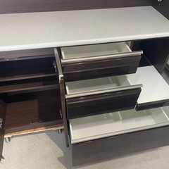 値下げしました‼️配達可【食器棚】【ニトリ】クリーニング済み【管理番号12509】九の画像