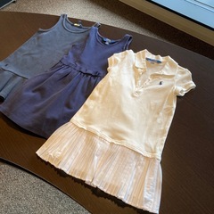 POLO ワンピース３枚セット4/4T（110㎝サイズ）