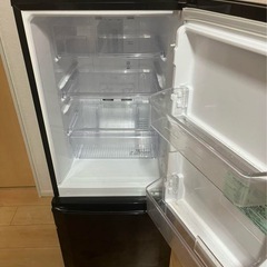 【美品】MR-P15X-S 冷蔵庫 ブラック 2019年製の画像