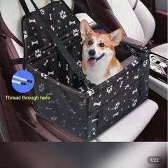 小型犬車用シート　折りたたみ式の画像