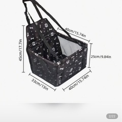 小型犬車用シート　折りたたみ式の画像