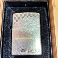Z&C zippo シルバークロスメタル　限定品 HOPE セット 木箱付きの画像
