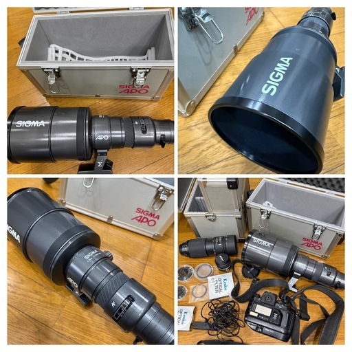Nikon F4 NIKKOR 広角レンズ 望遠レンズ SIGMA APO 500mm レストア用にも!   現状渡し(中古)