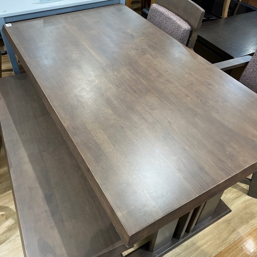 【トレファク神戸南店】YAMADA ダイニング4点セット ピンク×ブラウンです‼︎【取りに来られる方限定】