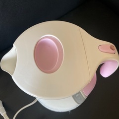 T-fal 電気ケトル 1.2L ホワイト/ピンク　の画像