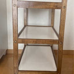 キッチンワゴン　棚　キッチン収納の画像