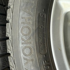 【値下げ】スタッドレスタイヤ 155/65R13アルミホイール付き4本の画像