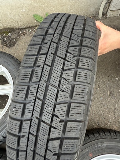 【取引済】スタッドレスタイヤ 155/65R13アルミ付き4本