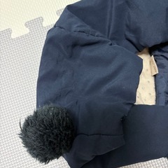 petit main フード付きジャンプスーツ 80 の画像