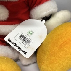 美品　タグ付き　サンタクロース　ミッキーマウス　クリスマス　レトロ　ぬいぐるみの画像