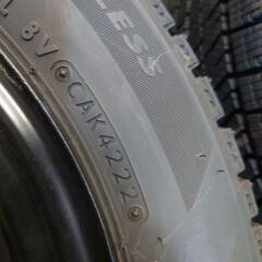 ●お取引中●2022製 155/65R14 バリ溝 VRX2 ブリジストン ホイール付き４本の画像